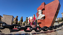 «Селенга-2021»: Военнослужащие ВВО в Монголии почтили память маршала Георгия Жукова
