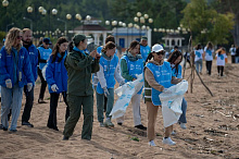 199 мешков мусора собрали с берегов Байкала в рамках акции «Вода России»
